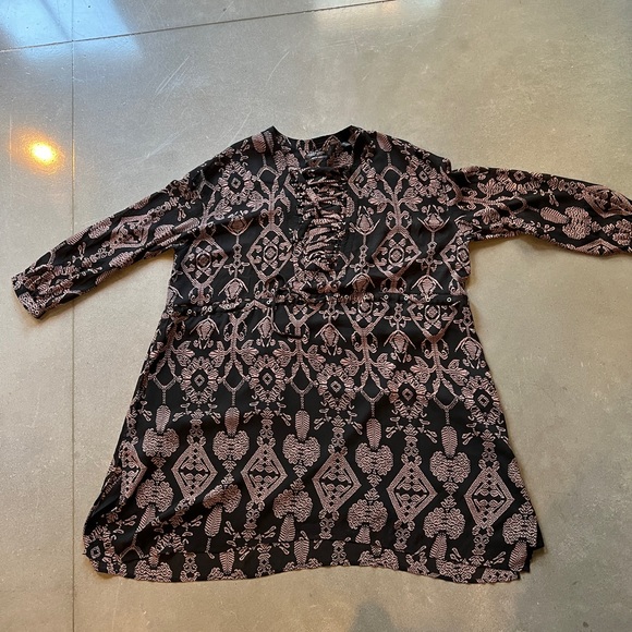 *FALL CLOSET SALE* Scotch and Soda Printed Shirt Dress - Picture 5 of 6